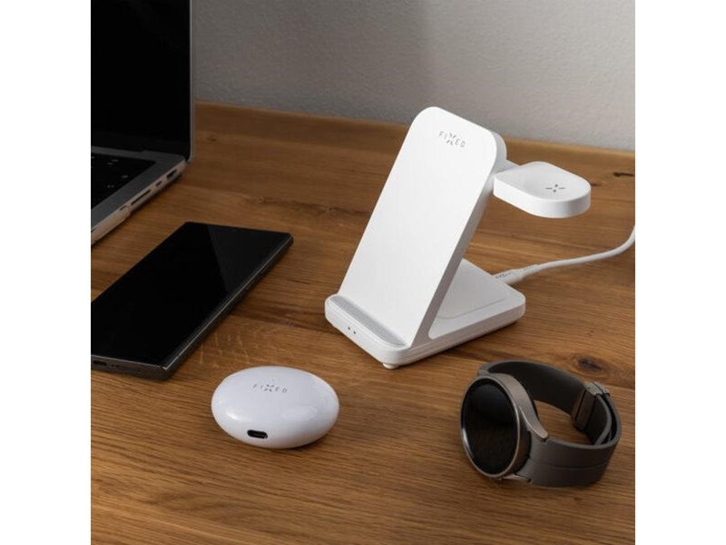 FIXED 3in1 Wireless Charging station for Samsung - White
