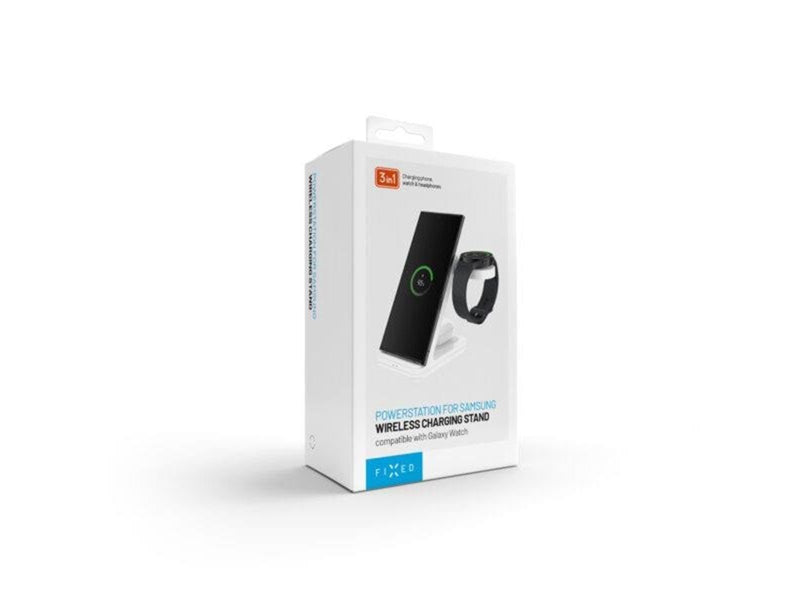 FIXED 3in1 Wireless Charging station for Samsung - White