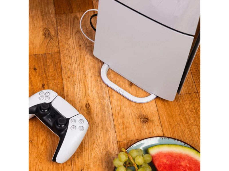 FIXED LED multilight Stand for PS5/PS5 Slim - White