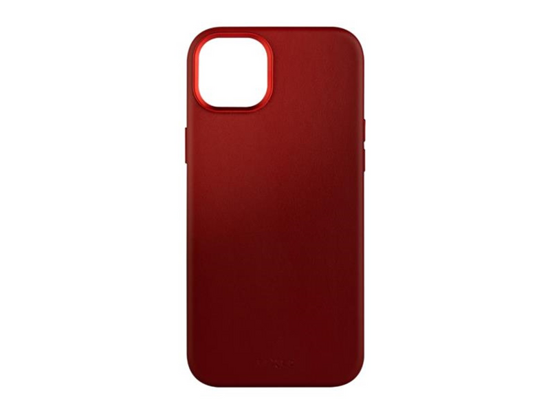 FIXED MagLeather case iPhone 16 - Red