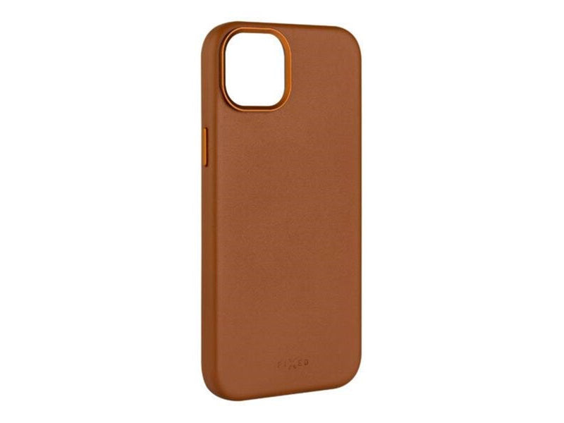 FIXED MagLeather case iPhone 16 - Brown