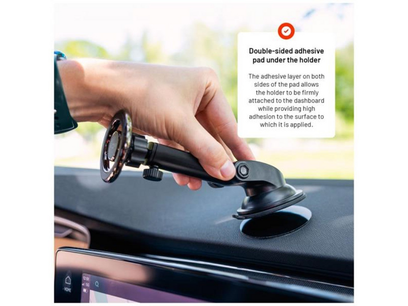FIXED Disc Two-sided adhesive Dashboard Mount Pad - Black