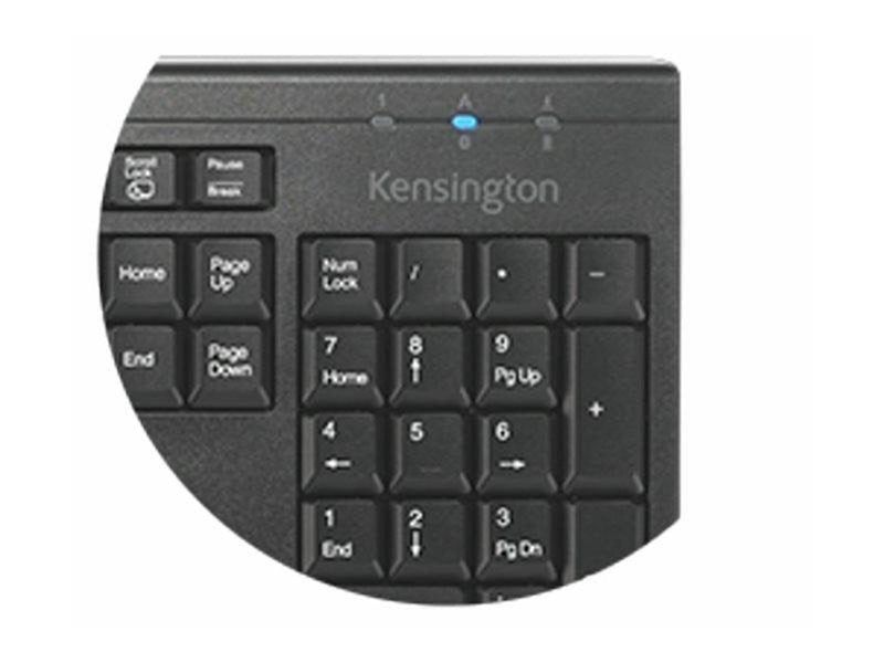 Kensington KM270 EQ - Tastatur & Maus Set - Deutsch - Schwarz