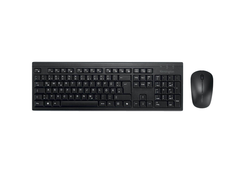 Kensington KM270 EQ - Tastatur & Maus Set - Deutsch - Schwarz