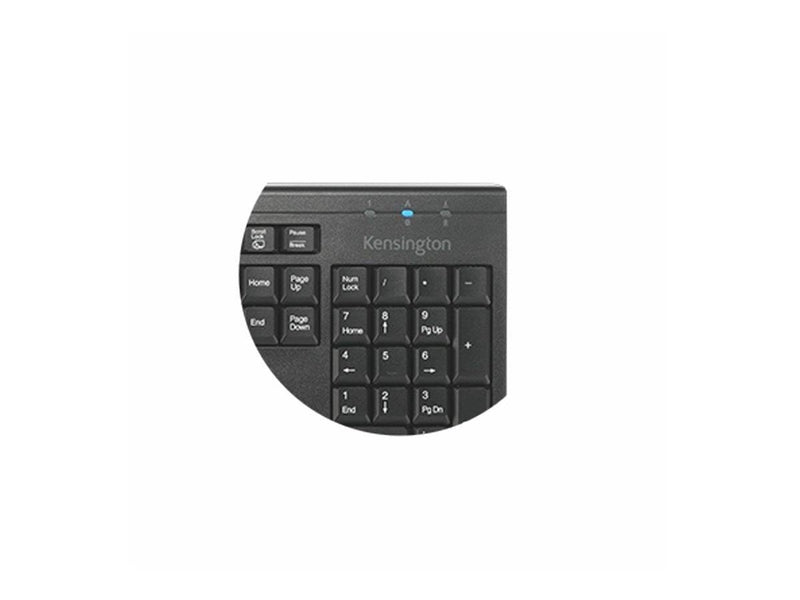Kensington KM270 EQ - Tastatur & Maus Set - Deutsch - Schwarz