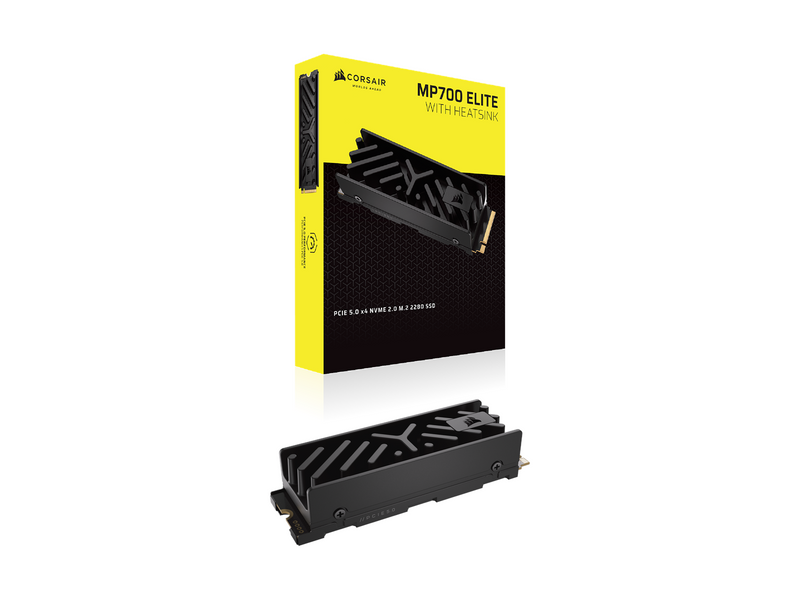 Corsair MP700 ELITE SSD - 1TB - Mit Kühlkörper - M.2 2280 - PCIe 5.0