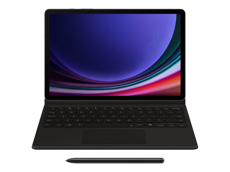 Samsung Galaxy Tab S10 FE / Tab S9 FE / Tab S9 - Book Cover Keyboard - Black (German) - Tastatur & Folio-Set - Schwarz