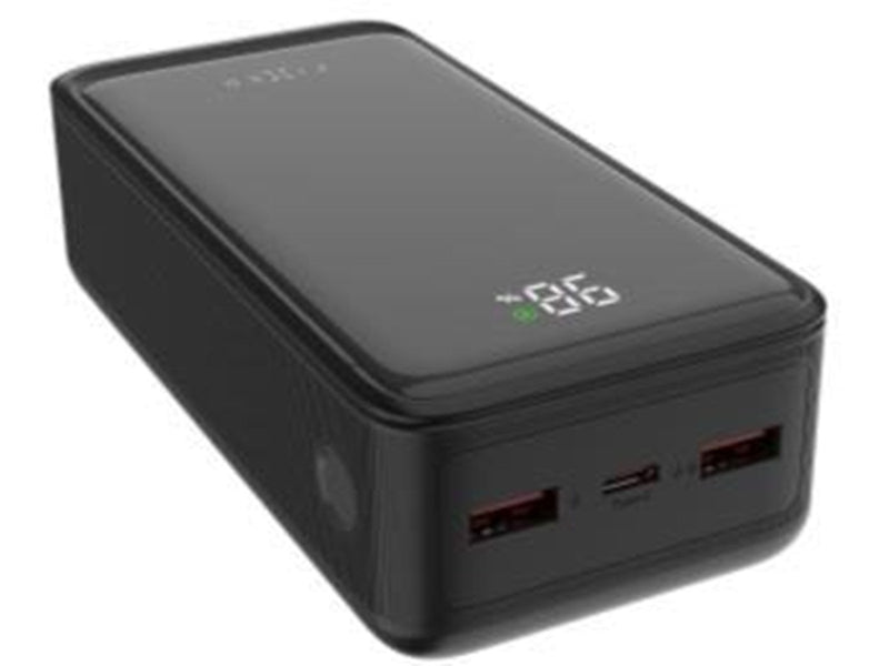 FIXED Zen2 30 USB-C PD 20W Power Bank 30.000 mAh - Black Powerbank (Akku) - schwarz - 30000 mAh