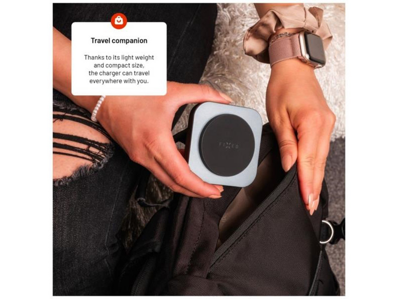 FIXED MagFlex Alu 3in1 foldable wireless charger stand