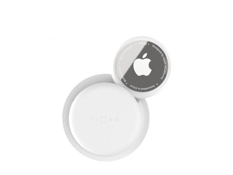 FIXED Silicone sticker case for Apple AirTag - White