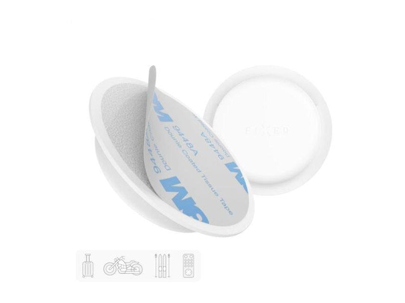 FIXED Silicone sticker case for Apple AirTag - White