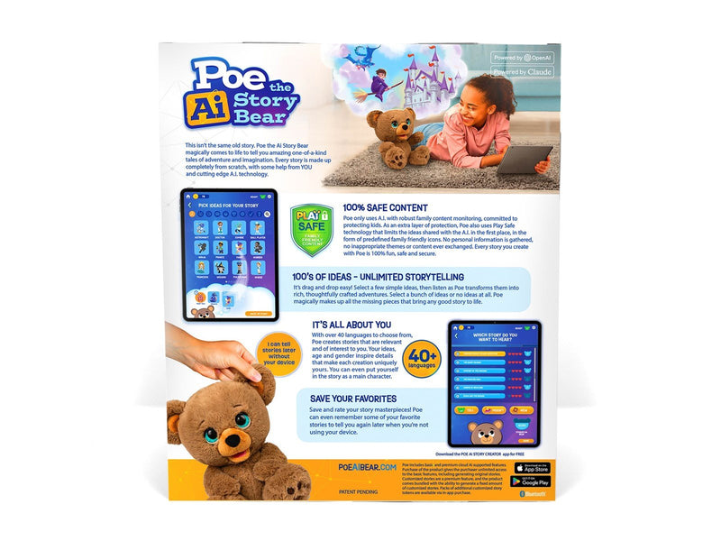 PLAYi Poe Interactive Ai Bear