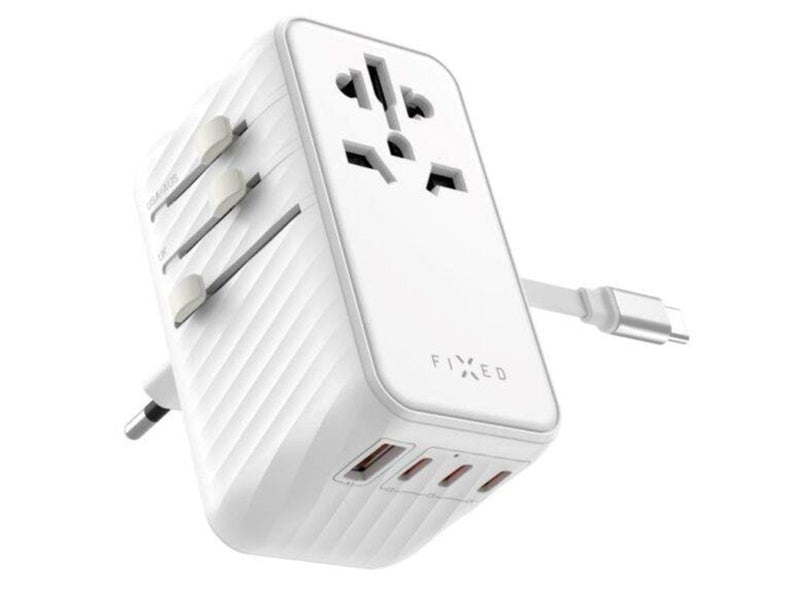 FIXED Travel Charger USB-C/-A 85W EU/UK/USA/AUS - White