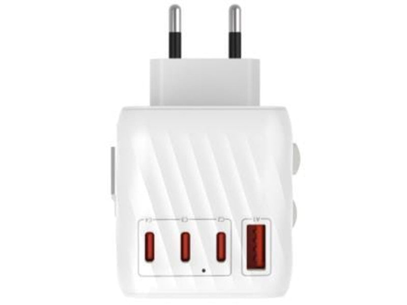 FIXED Travel Charger USB-C/-A 85W EU/UK/USA/AUS - White