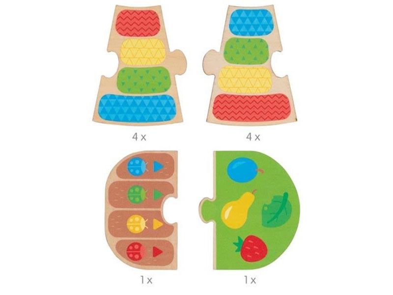 Goki Wooden Ladybug Race Dice Child's Game