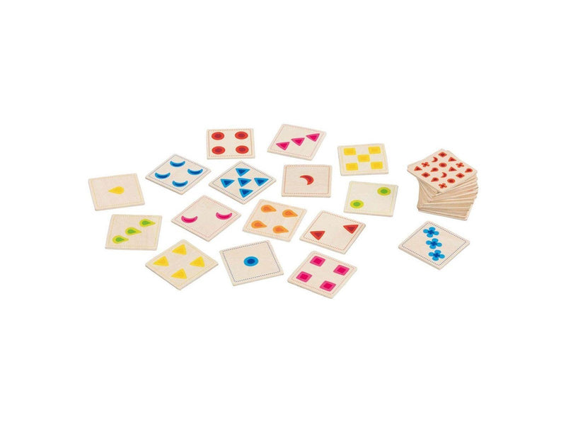 Goki Wooden Colors and Shapes Game 30 pcs.