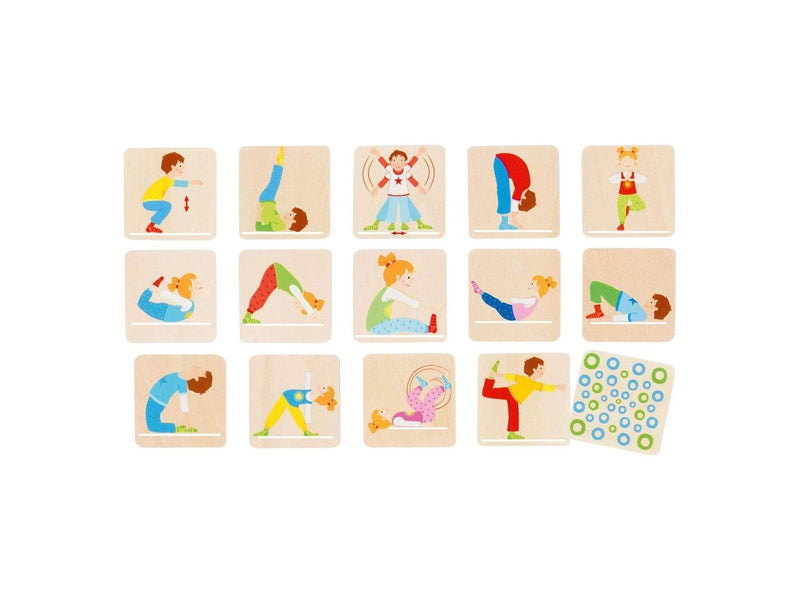 Goki Wooden Memo Game Gymnastics 32 pcs.