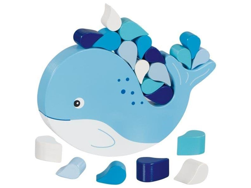 Goki Wooden Balance Game Whale 21 pcs.