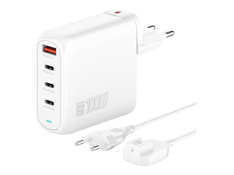 4smarts GaN FlexPro power adapter - USB 24 pin USB-C - 100 Watt