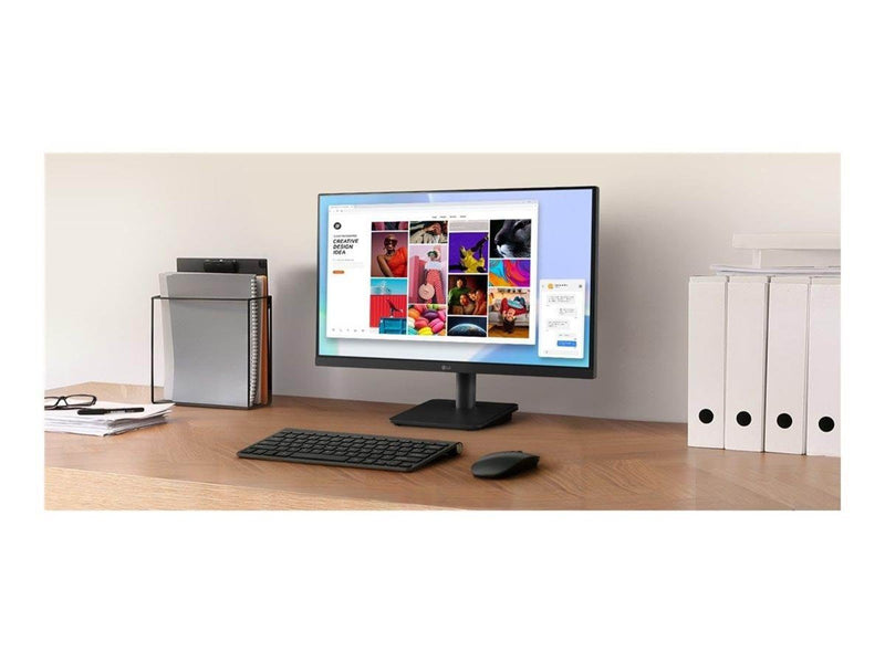 24" LG 24BA400-B - LED monitor - Full HD (1080p) - 24"