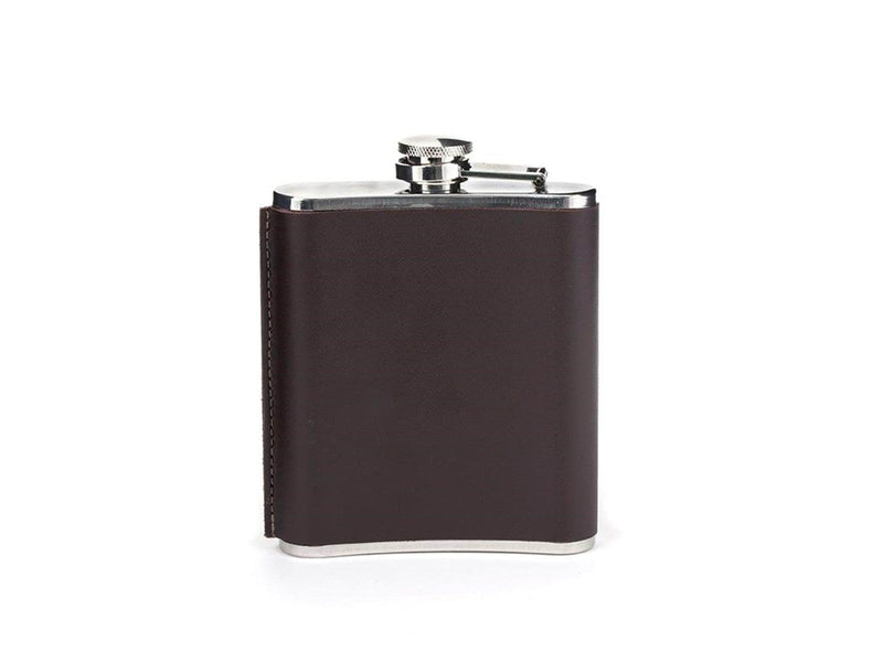 Kikkerland - Leather Hip Flask 7OZ (BA61-M)