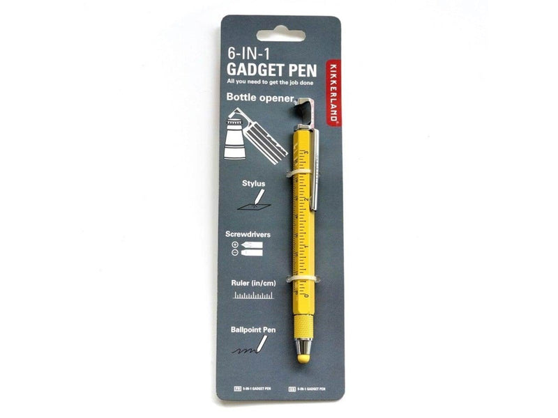 Kikkerland - 7-in-1 Gadget Pen (4435-A) Assorted