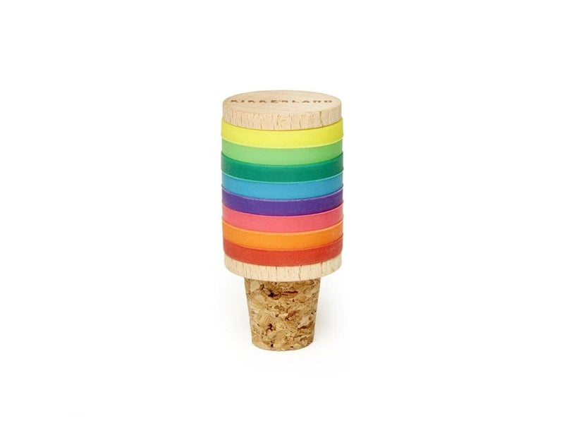 Kikkerland - Rainbow Wine Rings + Stopper (BA91)