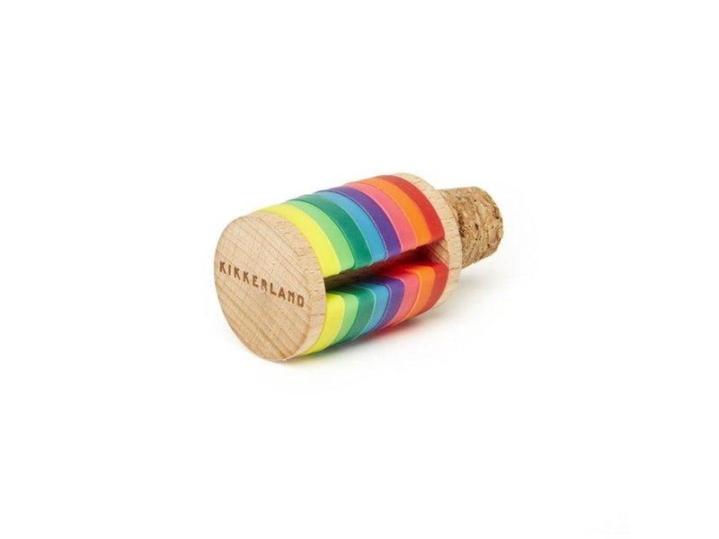 Kikkerland - Rainbow Wine Rings + Stopper (BA91)