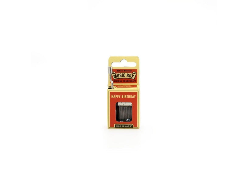 Kikkerland - Happy Birthday Crank Music Box