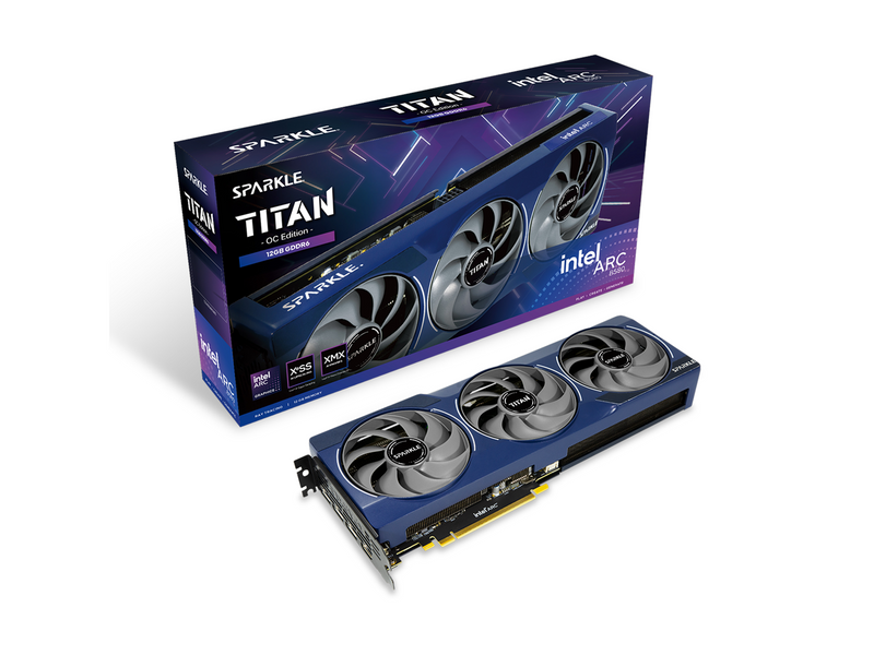Sparkle Arc B580 Titan OC - 12GB GDDR6 RAM - Grafikkarte
