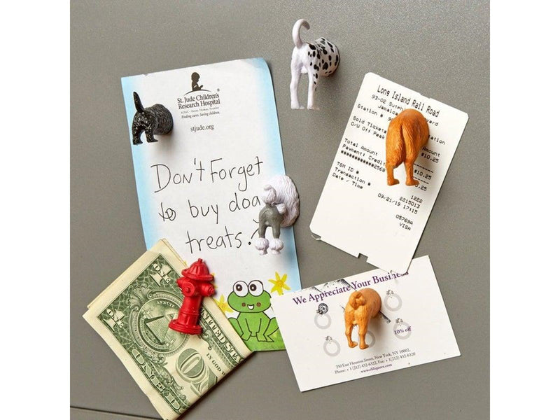 Kikkerland - Dog Butt Magnets 6 Per Set