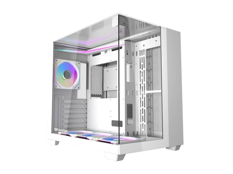 Darkflash TH285 computer case 4 fans (white) - Gehäuse - Miditower
