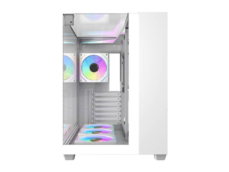 Darkflash TH285 computer case 4 fans (white) - Gehäuse - Miditower