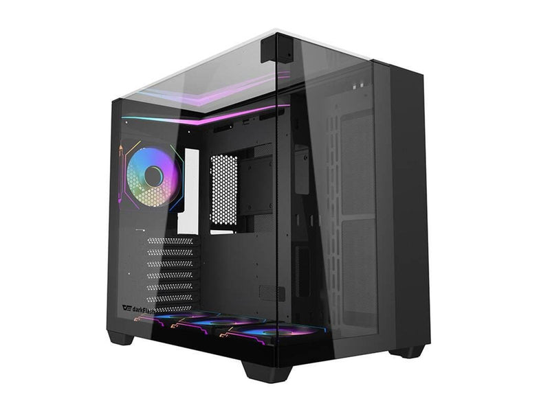 Darkflash TH285 computer case 4 fans (black) - Gehäuse - Miditower - Schwarz