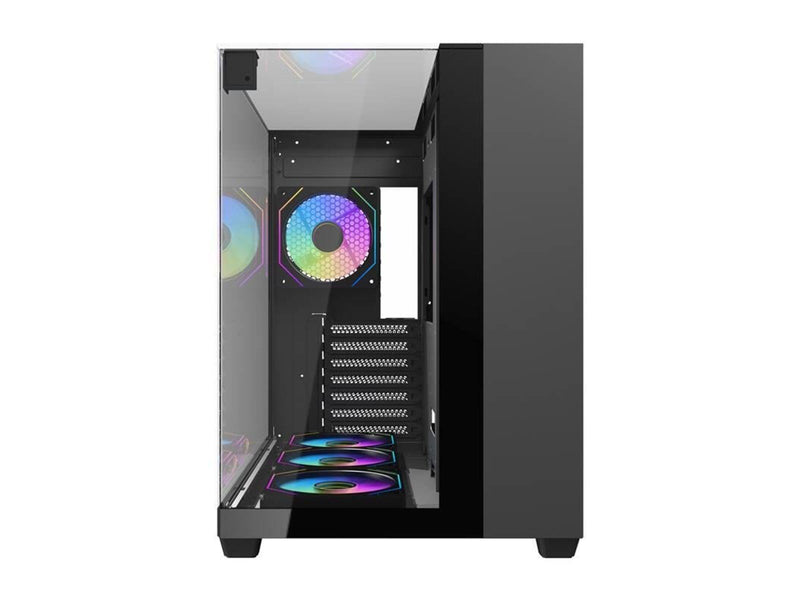 Darkflash TH285 computer case 4 fans (black) - Gehäuse - Miditower - Schwarz