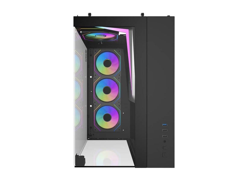 Darkflash TH285 computer case 4 fans (black) - Gehäuse - Miditower - Schwarz