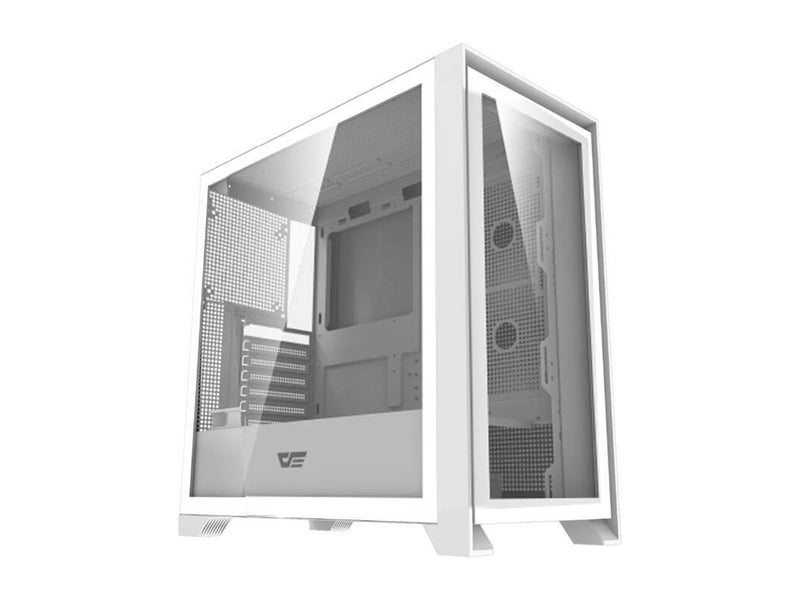 Darkflash DRX90 Glass computer case (white) - Gehäuse - Miditower - Weiß