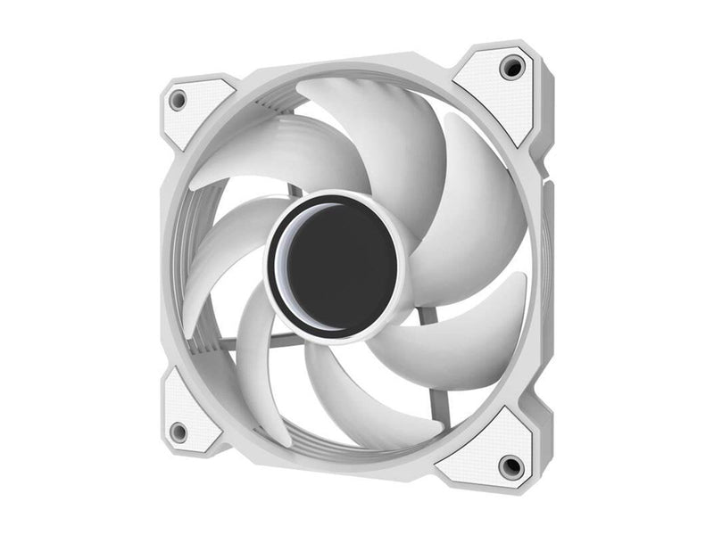 Darkflash DR08 3-in-1 Cooling Fan (White) - Gehäuselüfter - 120mm - Weiß mit RGB-Beleuchtung - 30 dBA