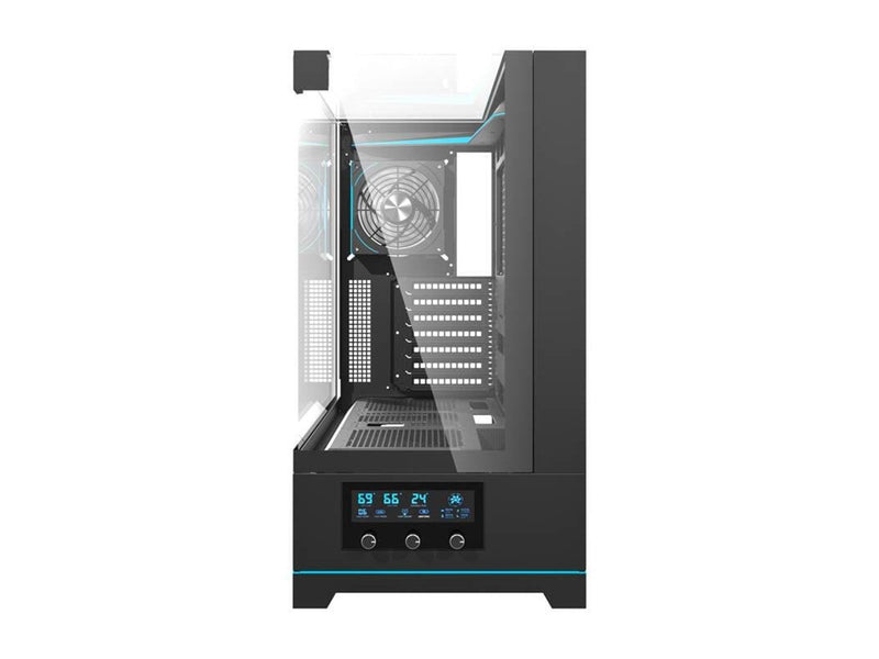 Darkflash DY450 PRO computer case + fan (black) - Gehäuse - Miditower - Schwarz