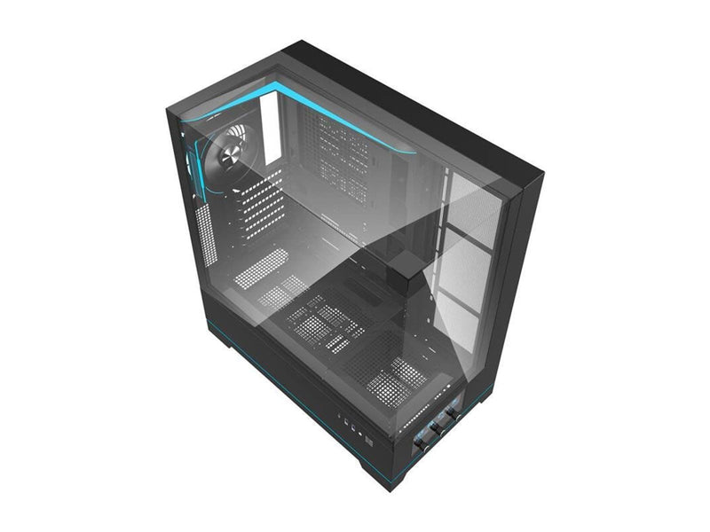 Darkflash DY450 PRO computer case + fan (black) - Gehäuse - Miditower - Schwarz