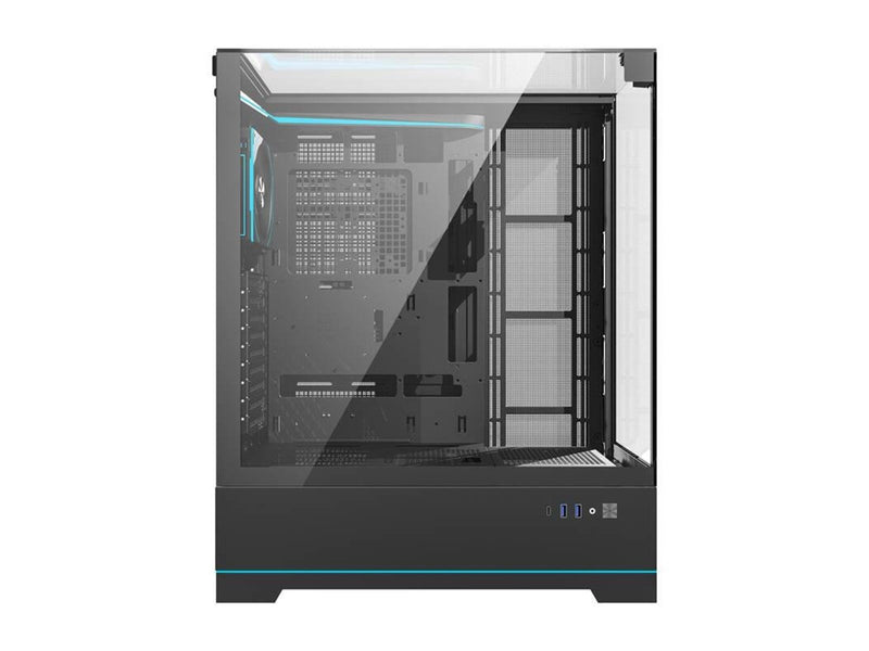 Darkflash DY450L PRO computer case with fan (black) - Gehäuse - Miditower - Schwarz