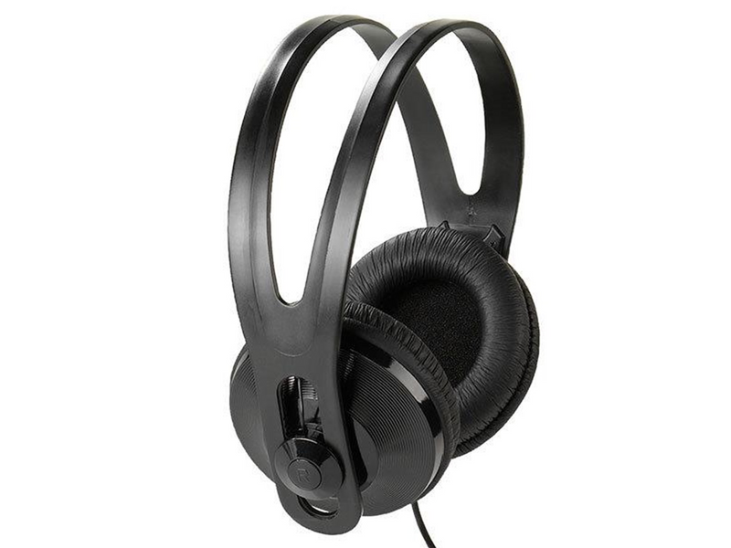 Vivanco Over-Ear TV-headphone 5m cable 3.5/6.3mm - Black