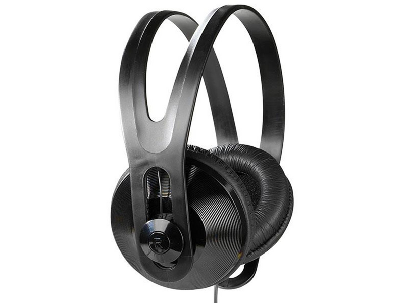 Vivanco Over-Ear TV-headphone 5m cable 3.5/6.3mm - Black