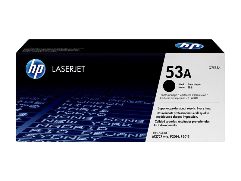 HP 53A / Q7553A Black Toner - Tonerpatrone Schwarz
