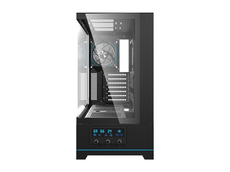 Darkflash DY451 PRO computer case with fan (black) - Gehäuse - Miditower - Schwarz