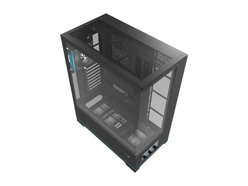 Darkflash DY451L PRO computer case with fan (black) - Gehäuse - Miditower - Schwarz