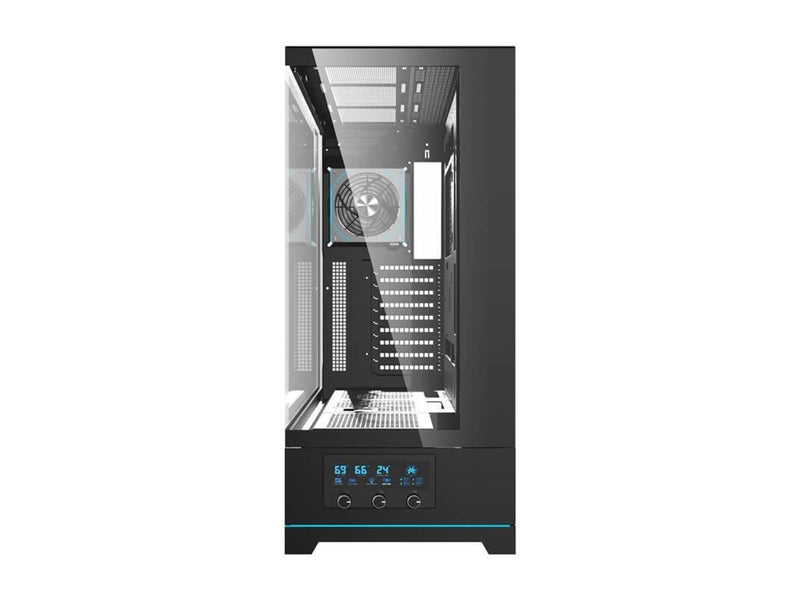 Darkflash DY451L PRO computer case with fan (black) - Gehäuse - Miditower - Schwarz