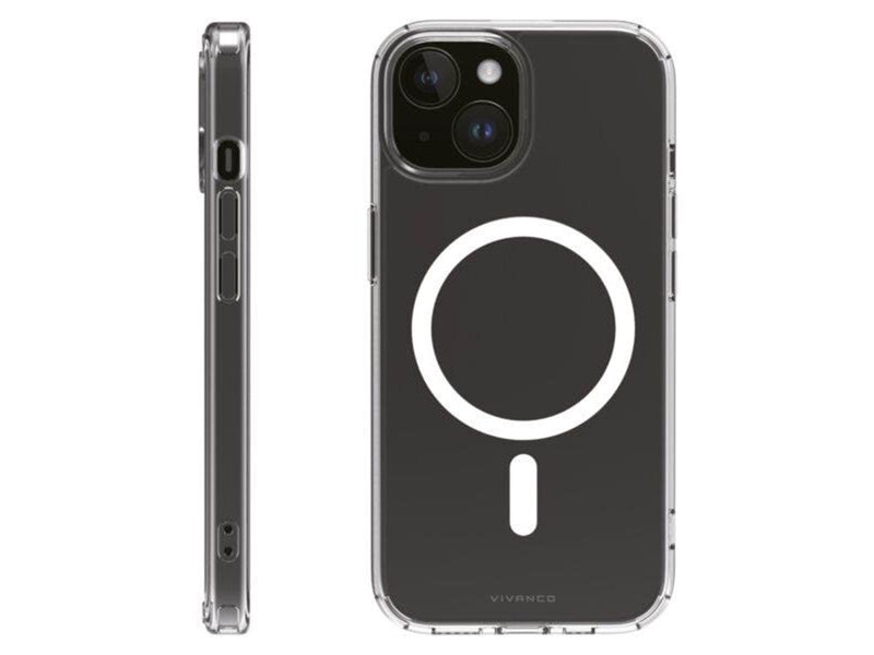 Vivanco Mag Clear Cover for iPhone 15/14/13 - Clear