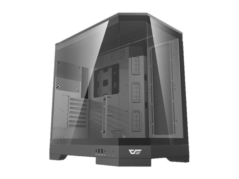 Darkflash DQX90 computer case (black) - Gehäuse - Schwarz