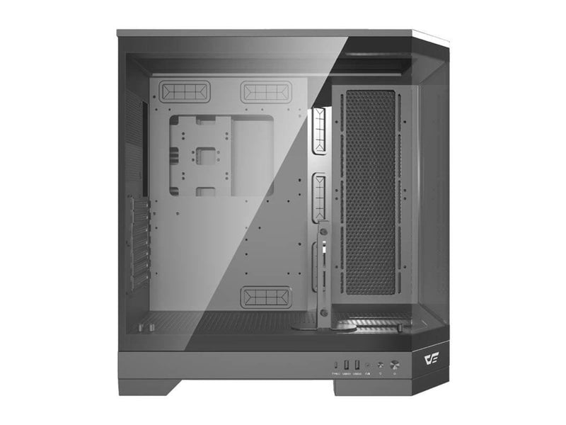 Darkflash DQX90 computer case (black) - Gehäuse - Schwarz